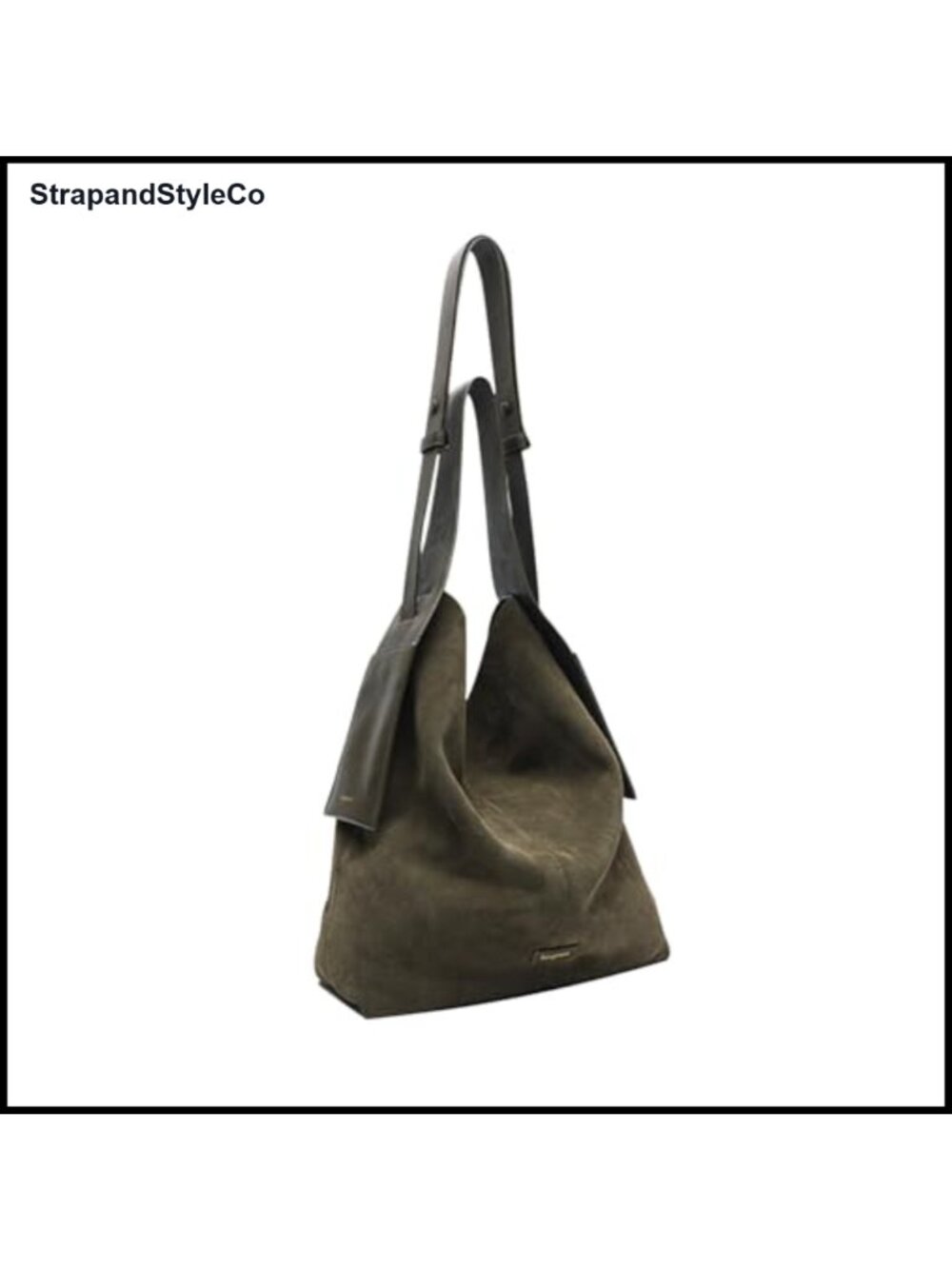 Faux Suede Slouchy Hobo Shoulder Bag Large Capacity Tote Crossbody